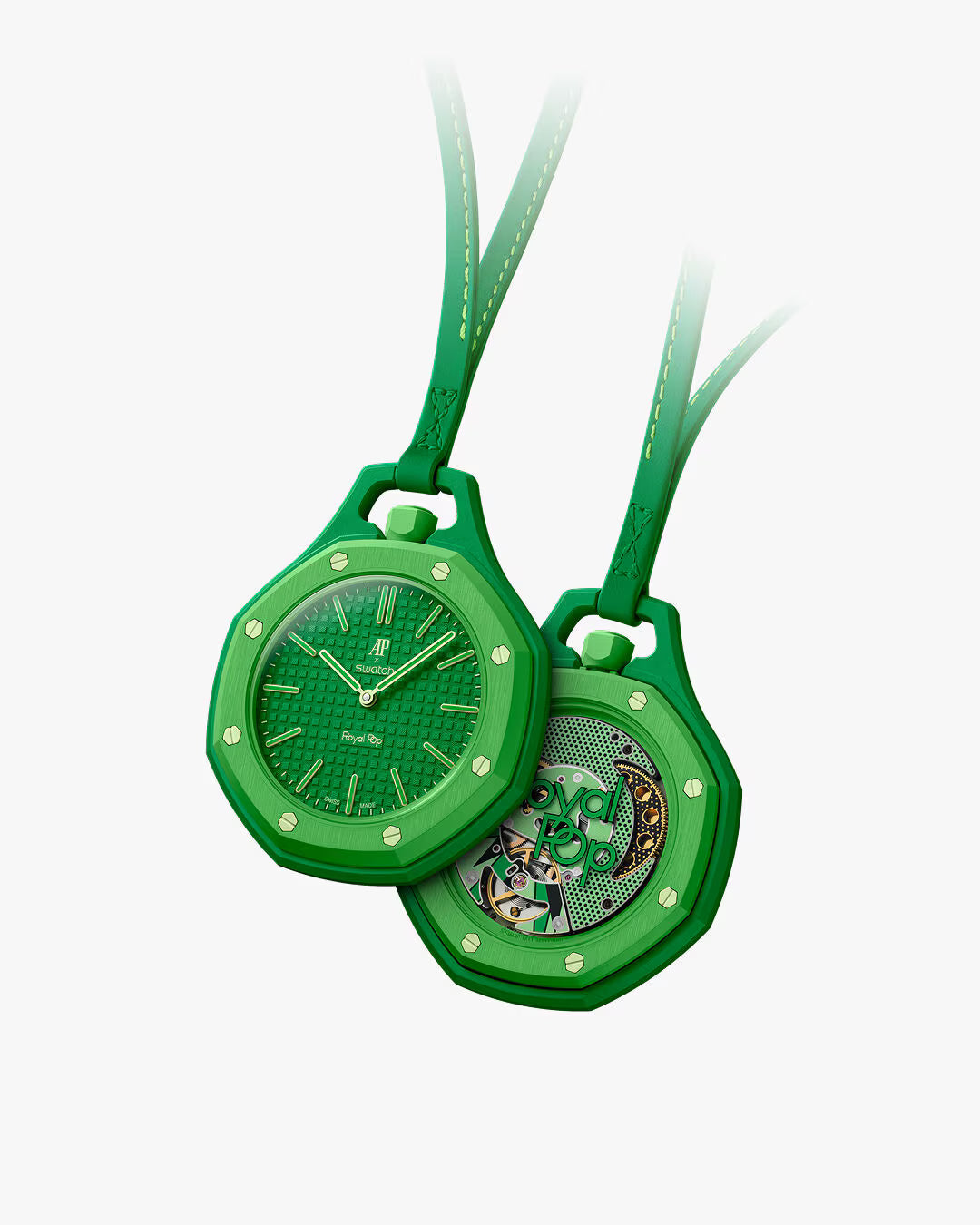 Orologio Royal Pop Green Eight — Audemars Piguet × Swatch · Verde