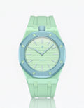 Cinturino + Cassa Royal Pop Blaue Acht · Menta/Azzurro — per Swatch × AP | OTTAVO