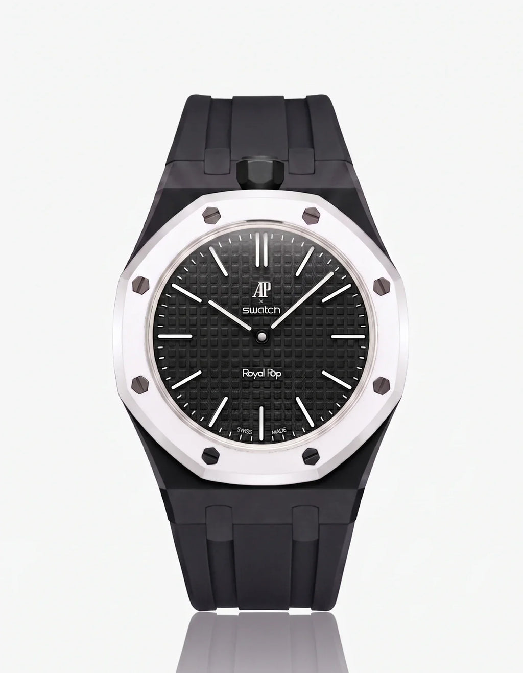 Cinturino + Cassa Royal Pop Ocho Negro · Nero — per Swatch × AP | OTTAVO